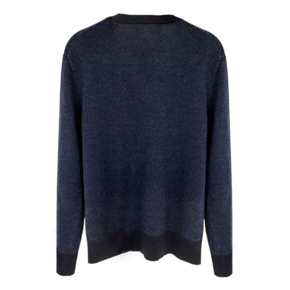 BANANA REPUBLIC Yarn by Baruffa Birdseye Preppy Sweater M - Picture 4 of 10